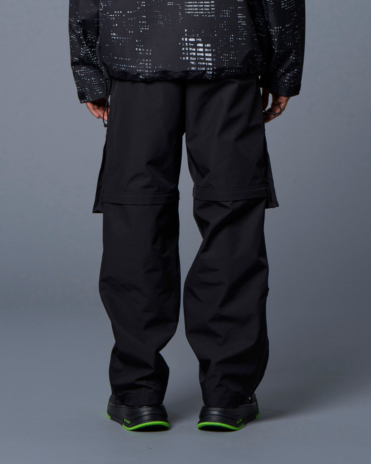 2WAY UPTOWN CARGO PANTS - BLACK