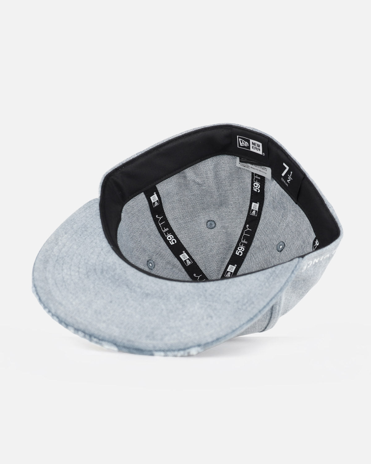 NEW ERA® 59FIFTY AUTHENTIC LOGO CAP - LIGHT INDIGO / WHITE
