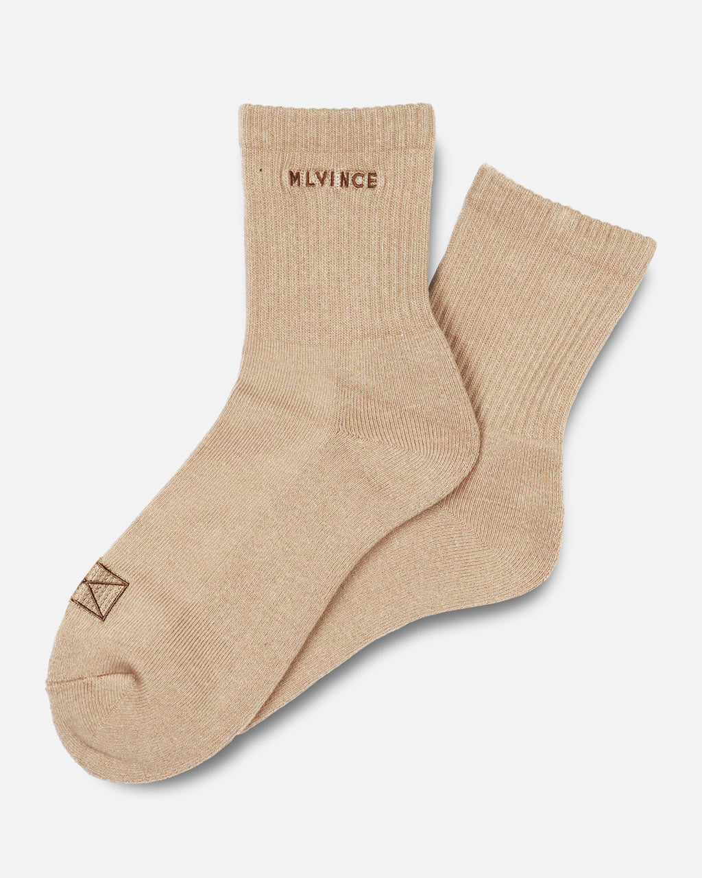 CLASSIC LOGO SOCKS LONG - BEIGE