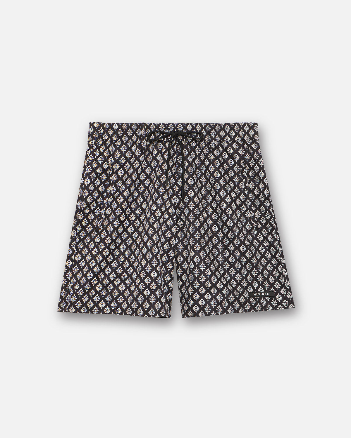 MONOGRAM SHORTS - BLACK