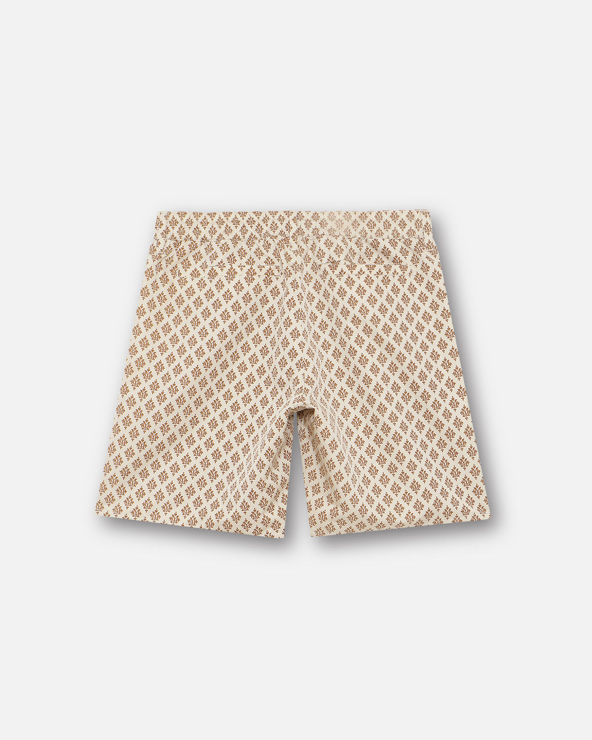 MONOGRAM SHORTS - CREAM