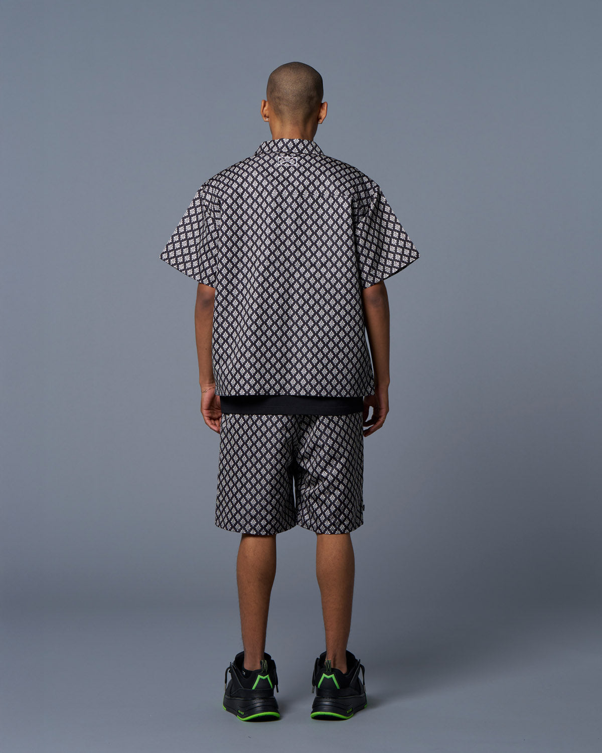 MONOGRAM S/S SHIRTS - BLACK
