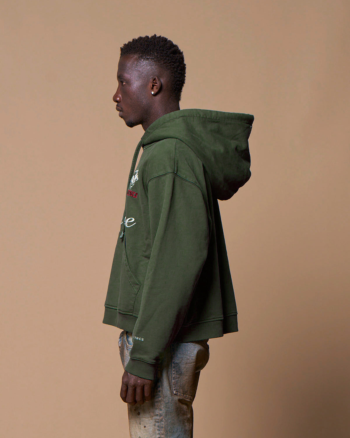 SCRIPT LOGO HOODY - GREEN
