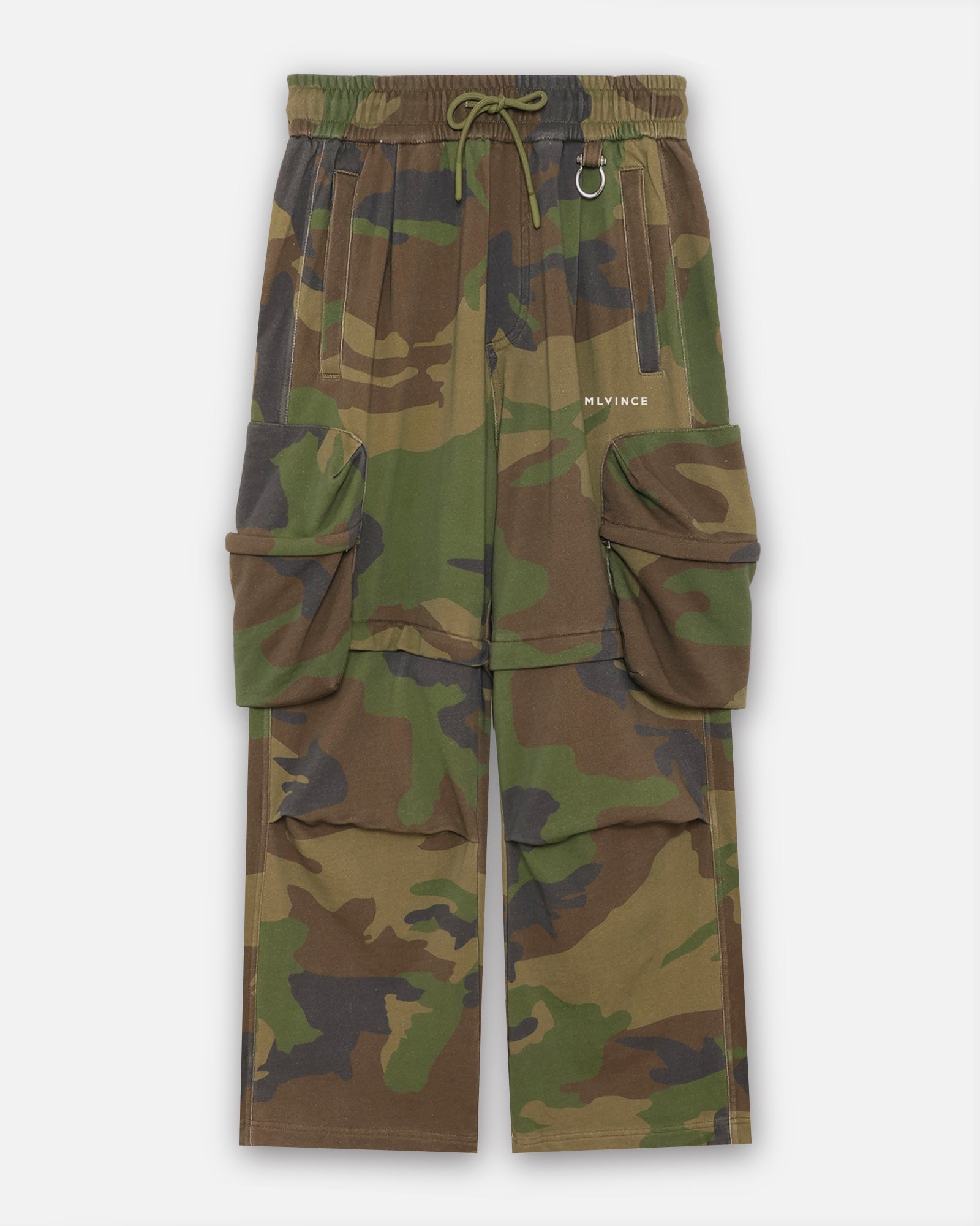 2WAY SWEAT CARGO PANTS - WOODLAND