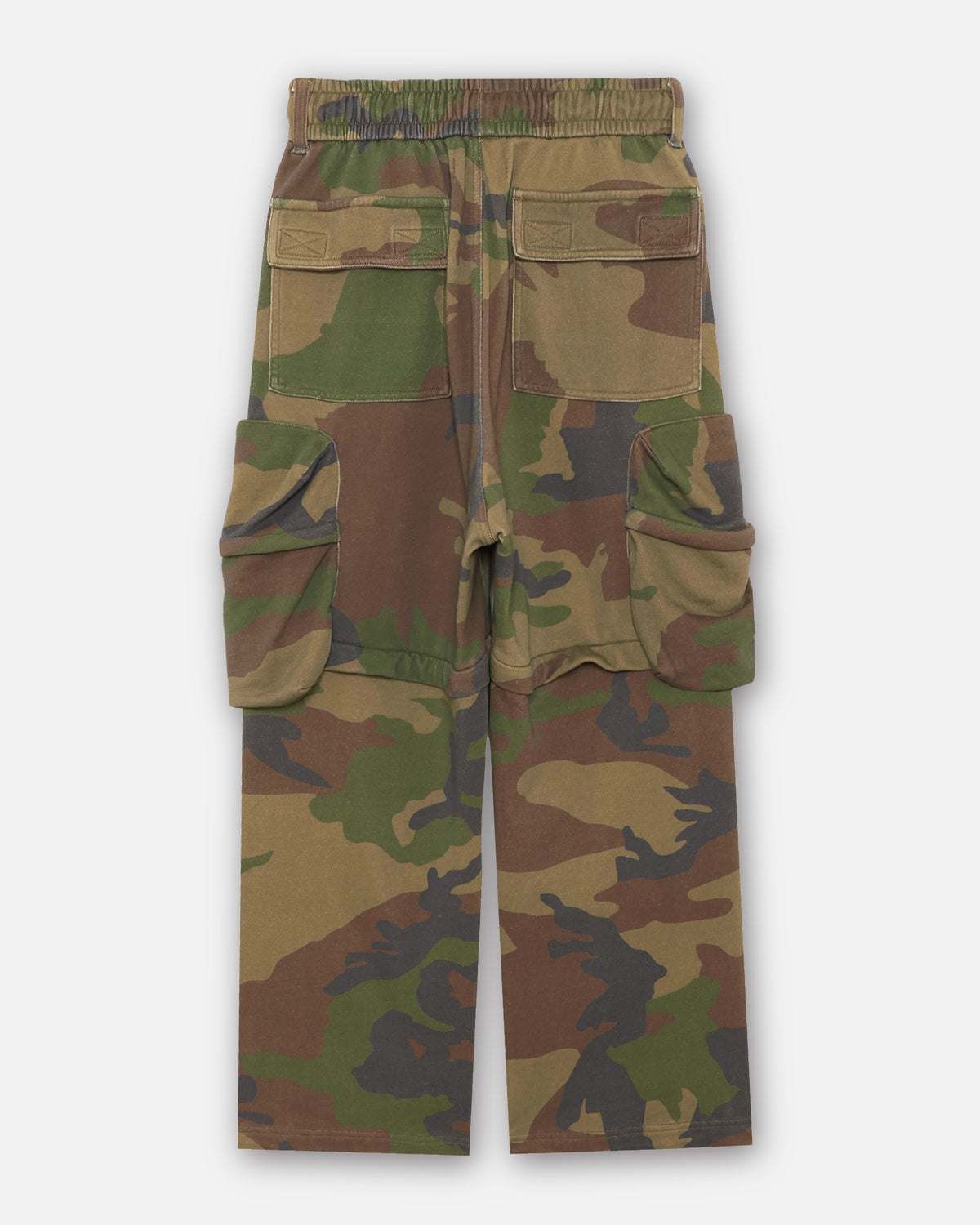 2WAY SWEAT CARGO PANTS - WOODLAND