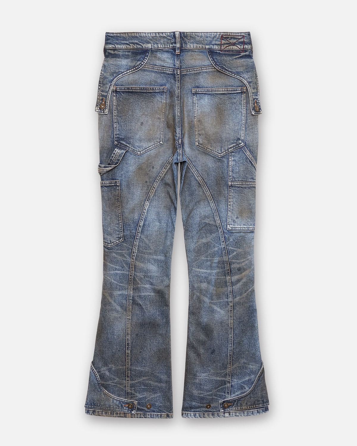 DOUBLE KNEE JEANS - INDIGO