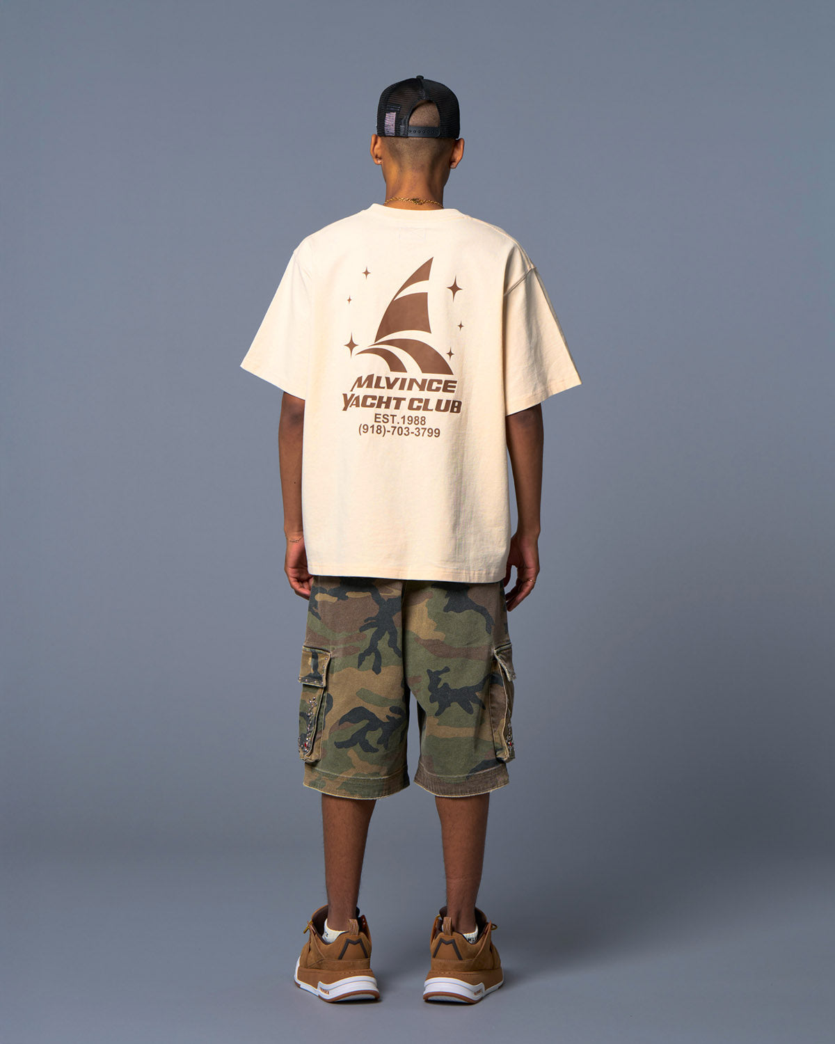 YACHT CLUB S/S TEE - BEIGE