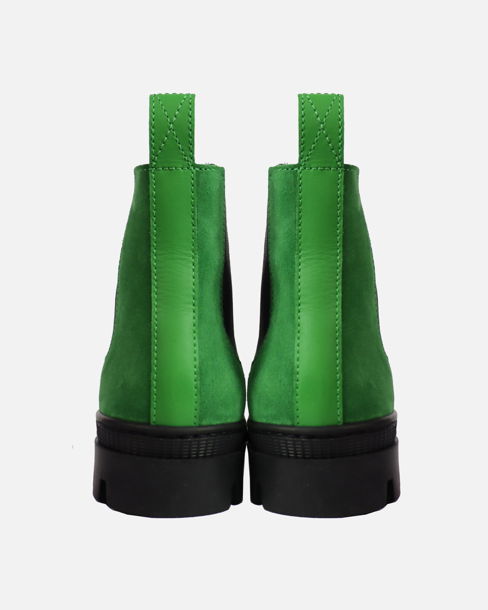 COMBAT CHELSEA BOOTS - GREEN