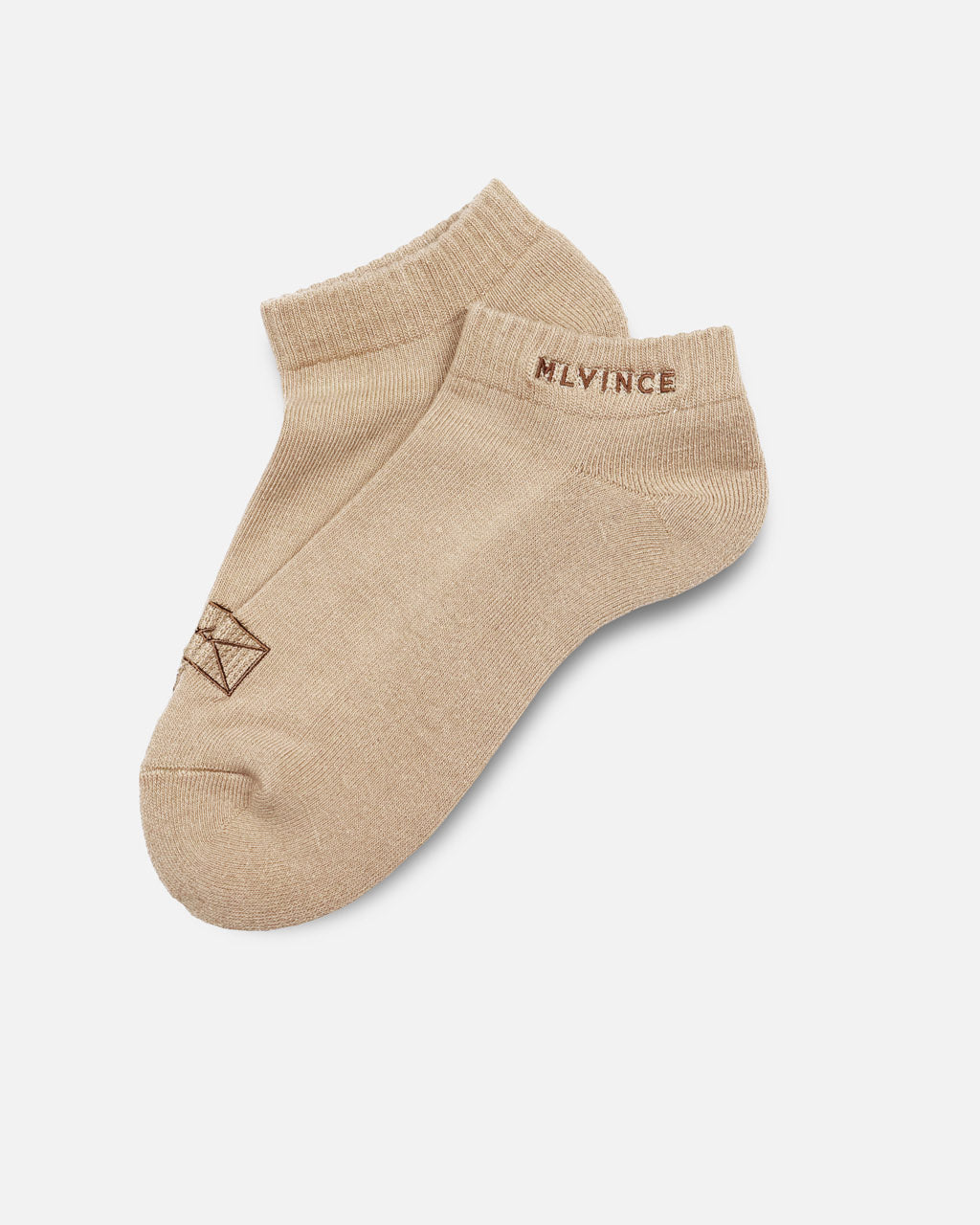 CLASSIC LOGO SOCKS SHORT - BEIGE