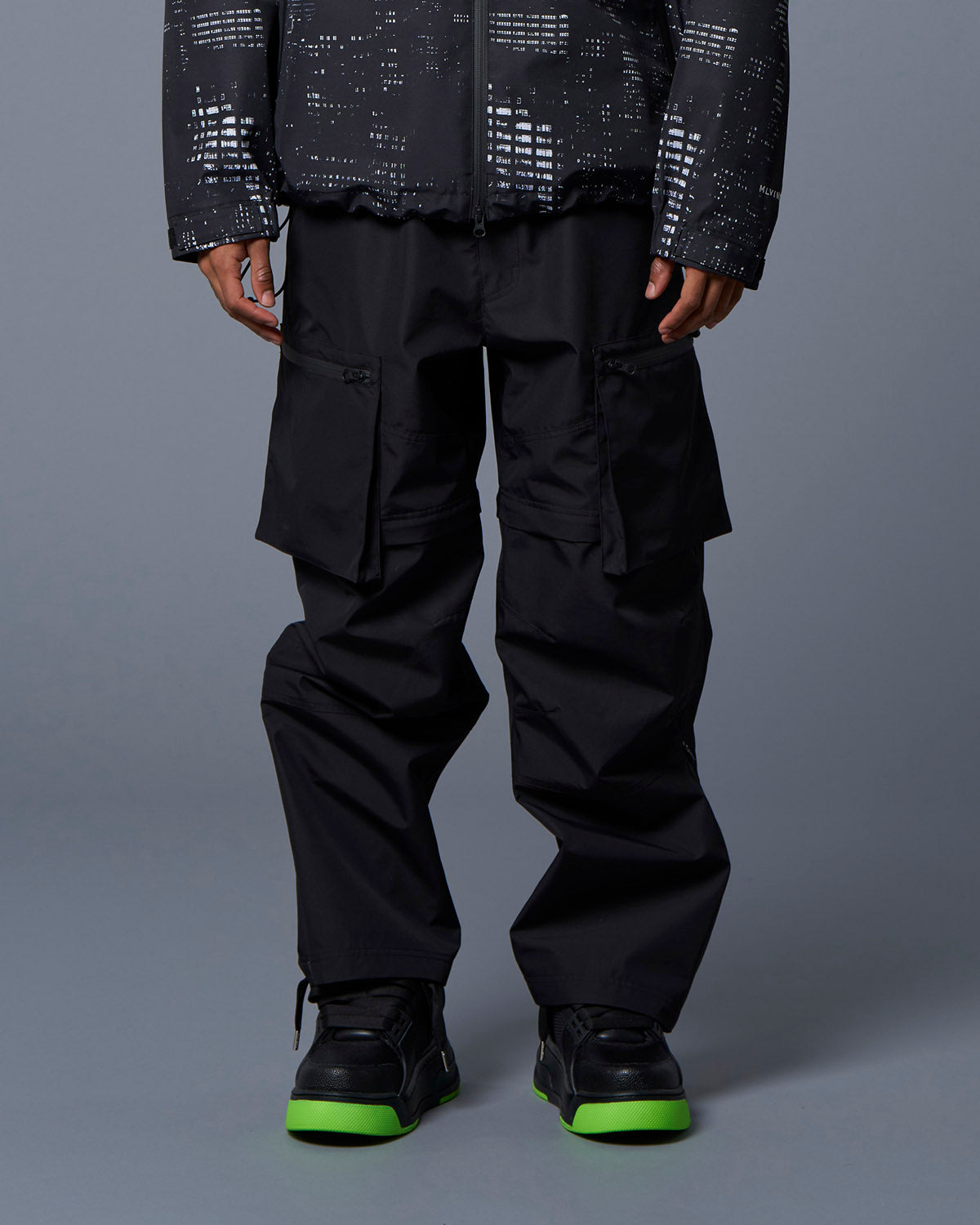 2WAY UPTOWN CARGO PANTS - BLACK