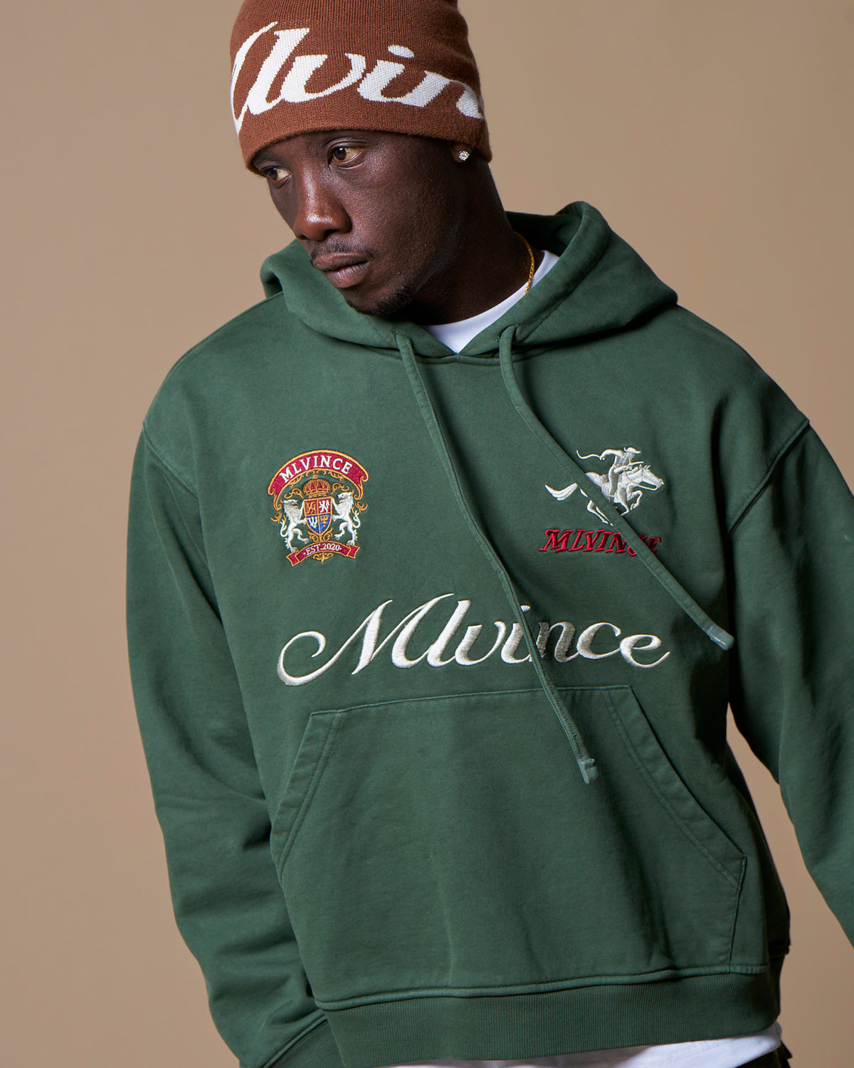 SCRIPT LOGO HOODY - GREEN
