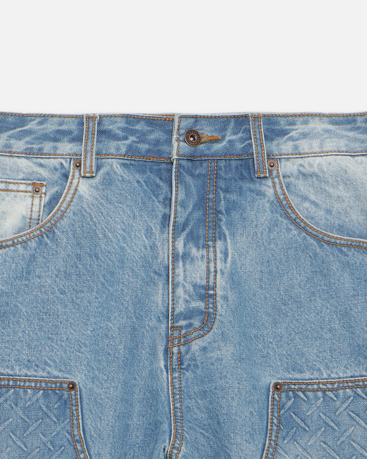 DOUBLE KNEE HOLSTER SHORTS - INDIGO