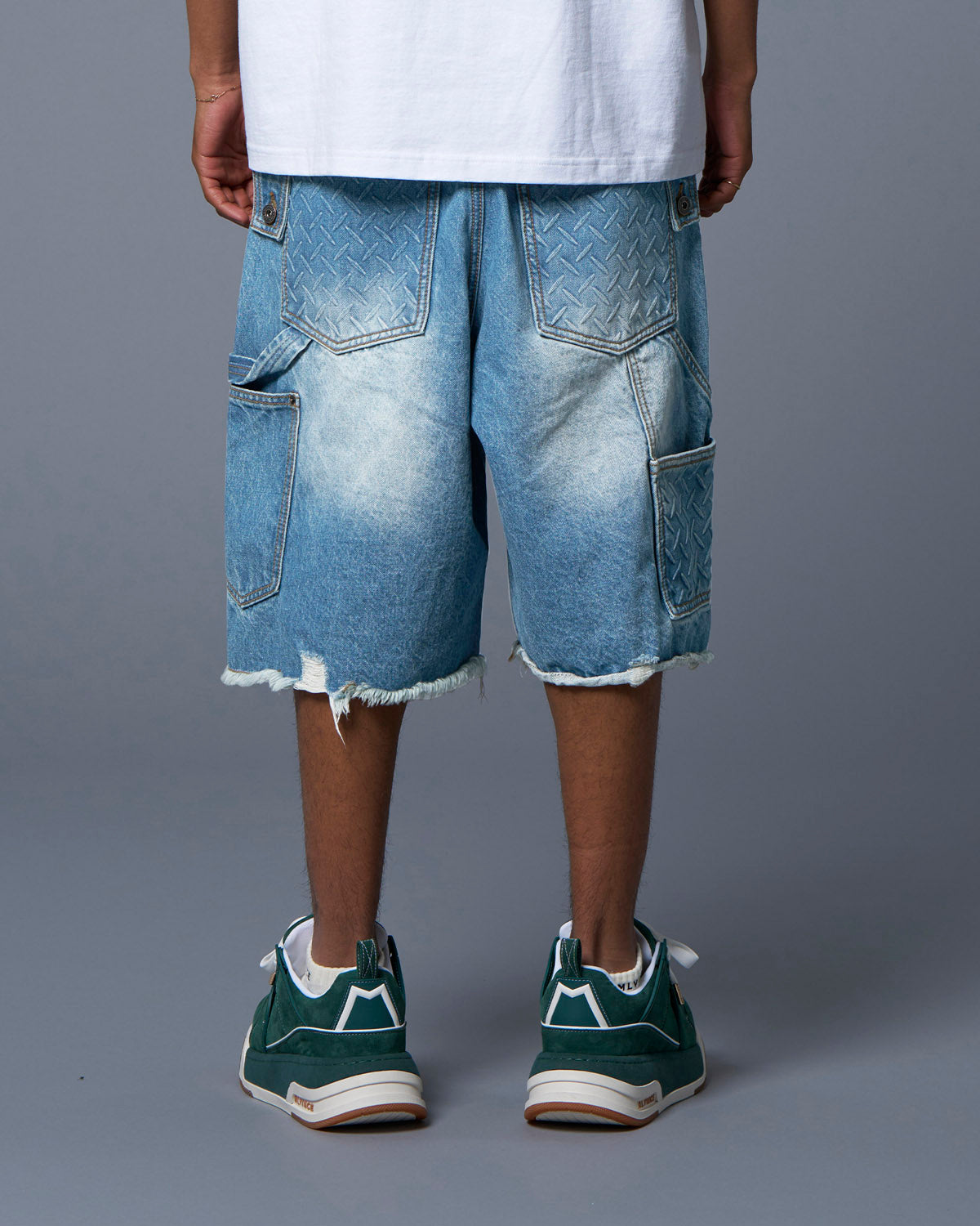 DOUBLE KNEE HOLSTER SHORTS - INDIGO