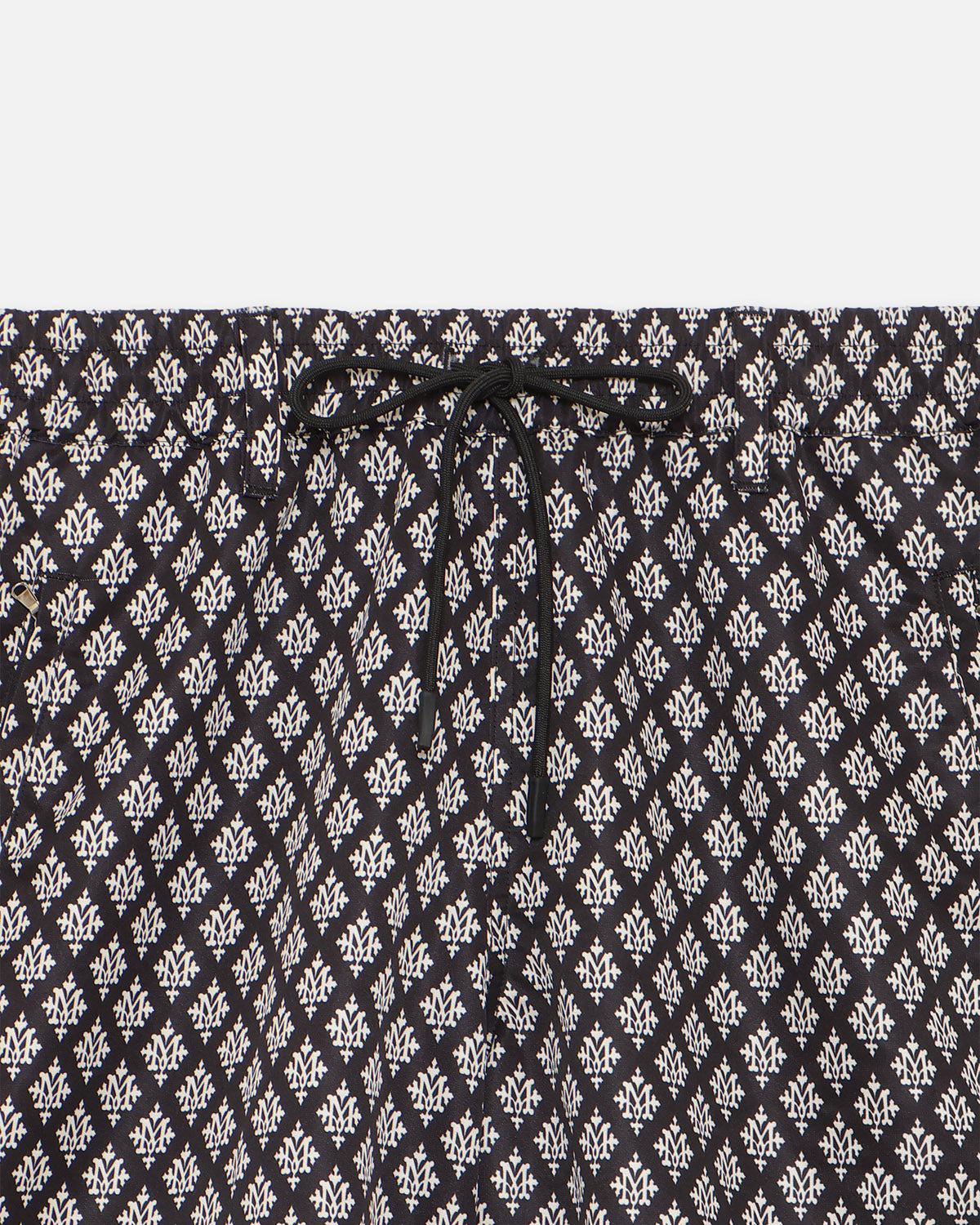 MONOGRAM SHORTS - BLACK