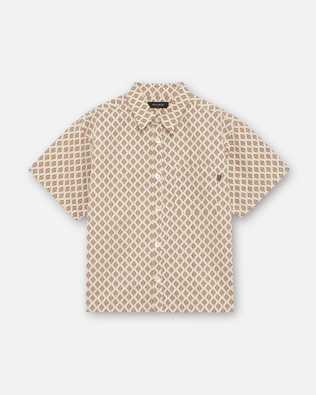 MONOGRAM S/S SHIRTS - CREAM