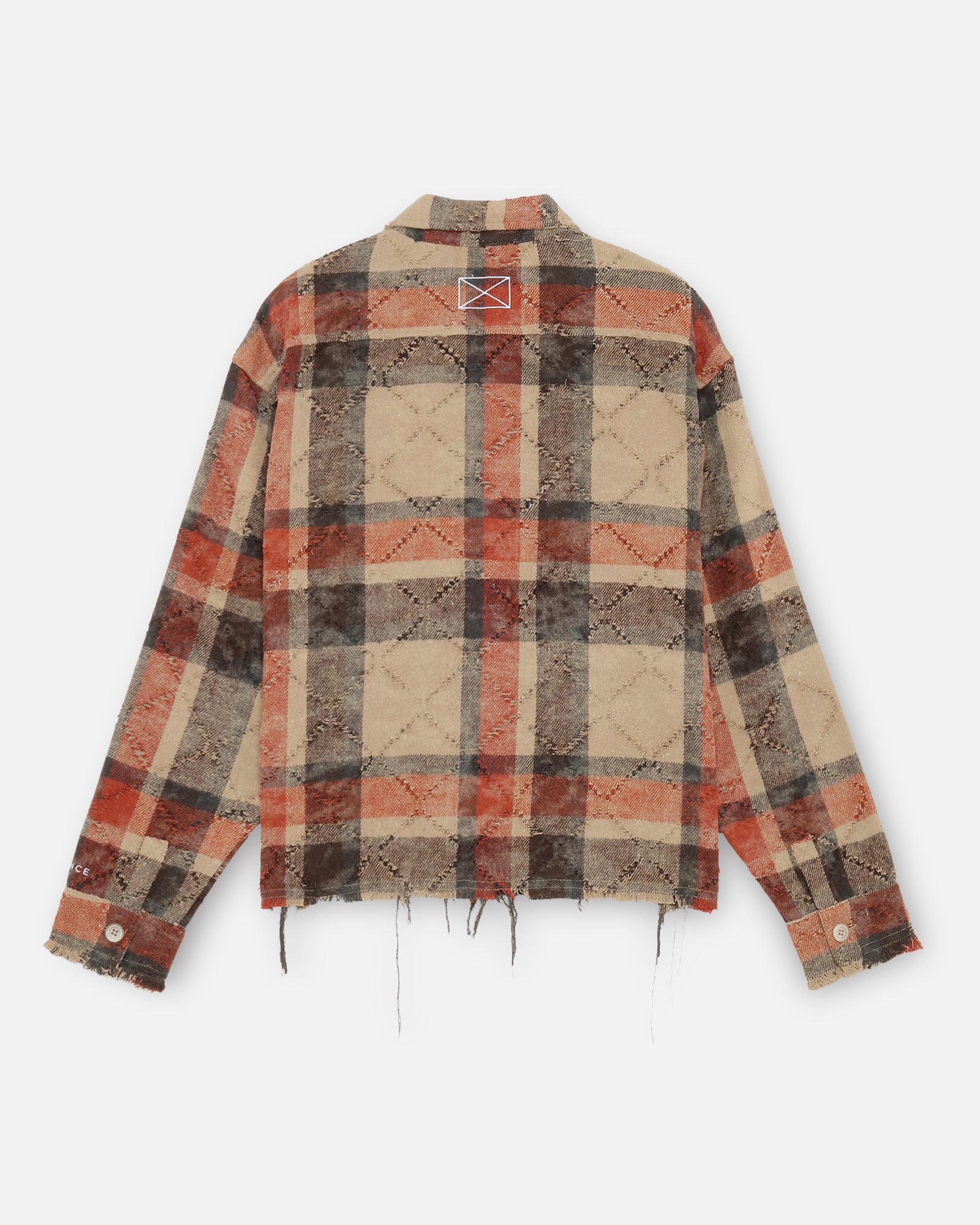 DISTRESSED CHECK SHIRTS - RED