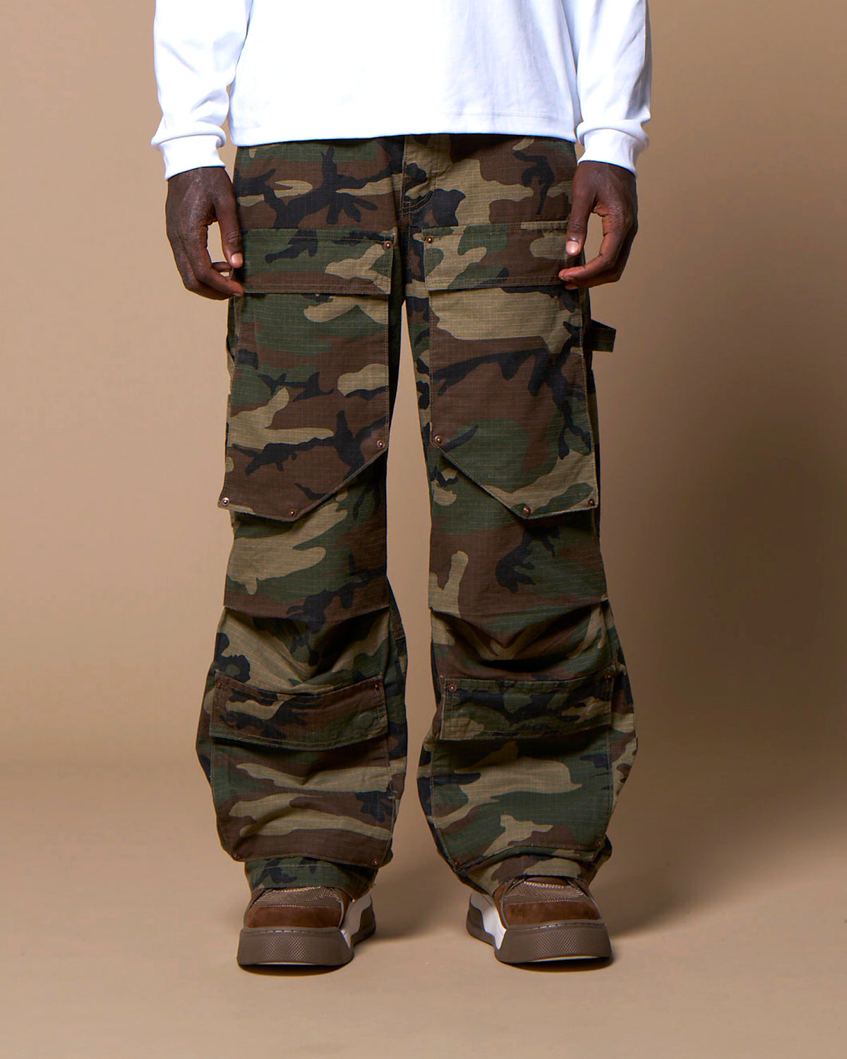 CARPENTER CARGO PANTS - CAMO