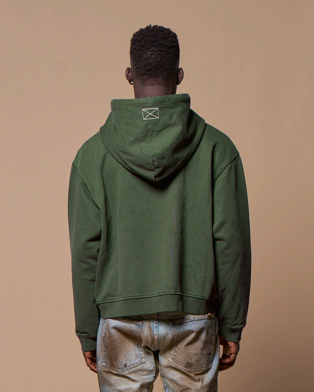 SCRIPT LOGO HOODY - GREEN