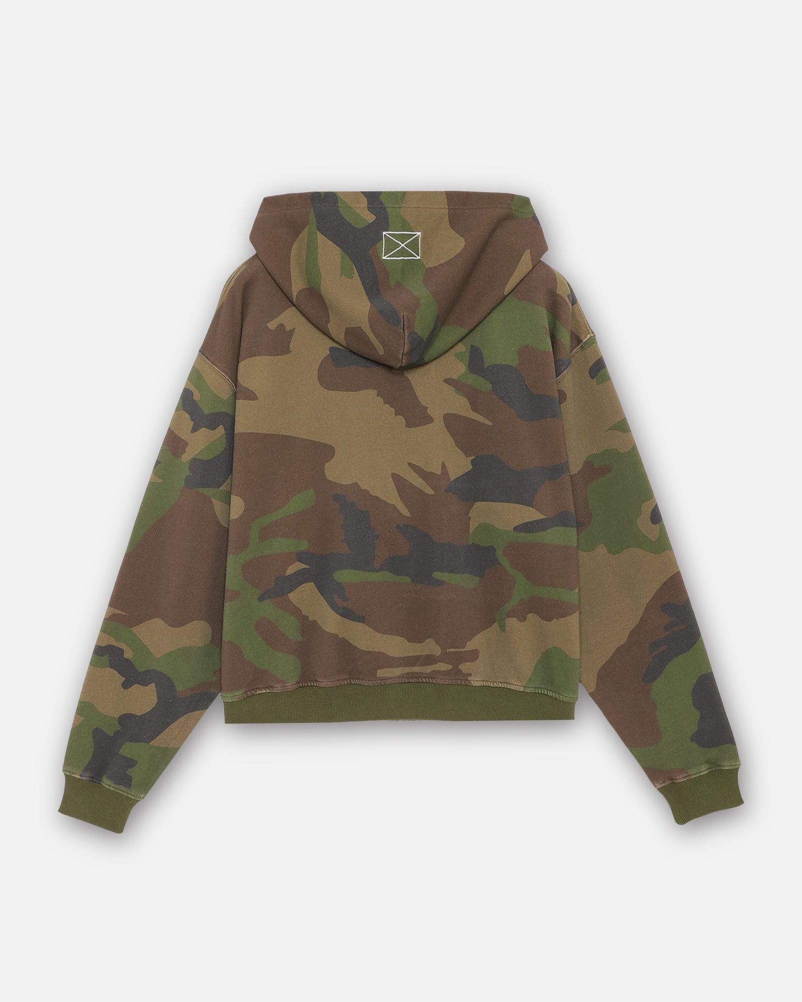CLASSIC LOGO ZIP UP HOODY - WOODLAND