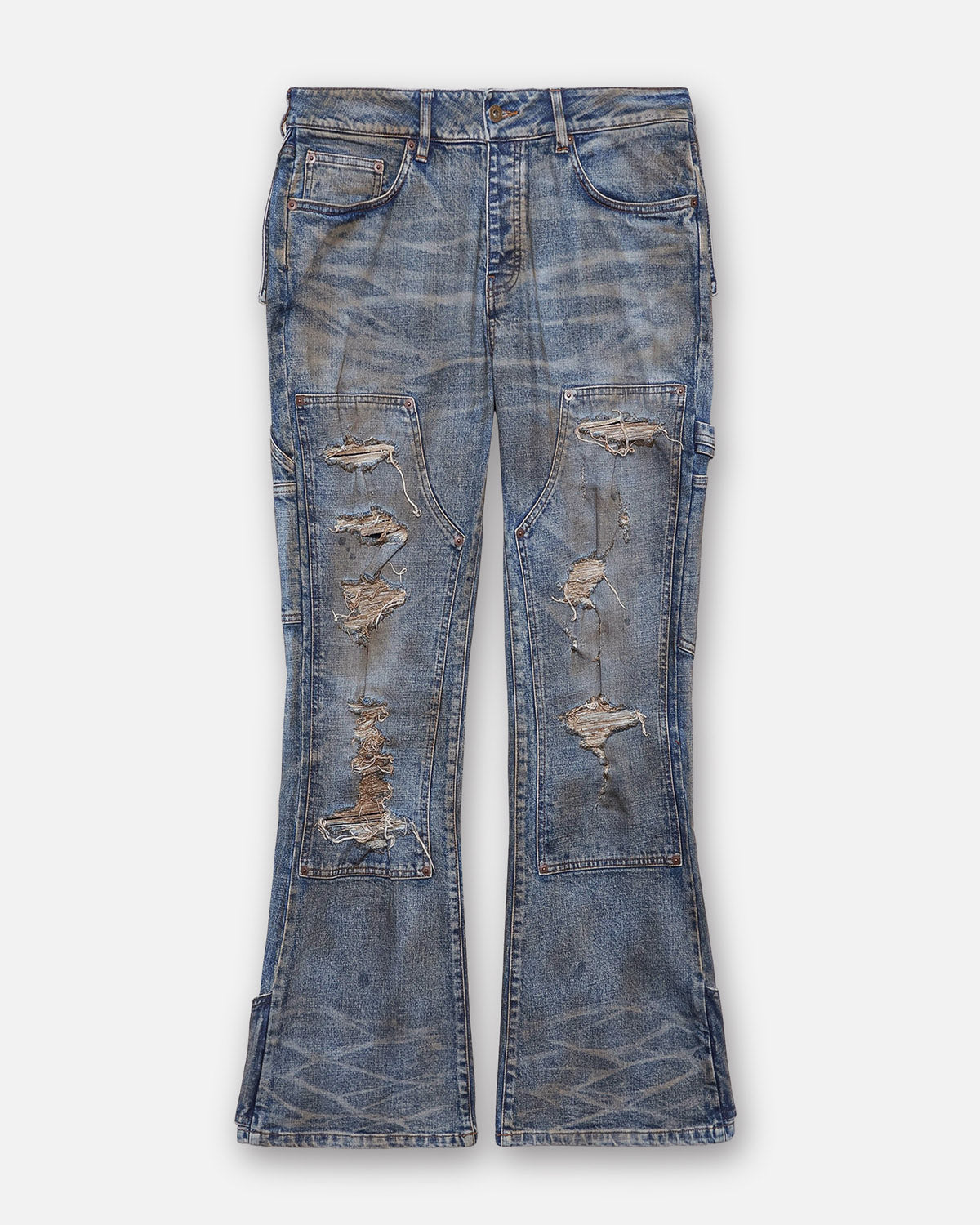 DOUBLE KNEE JEANS - INDIGO