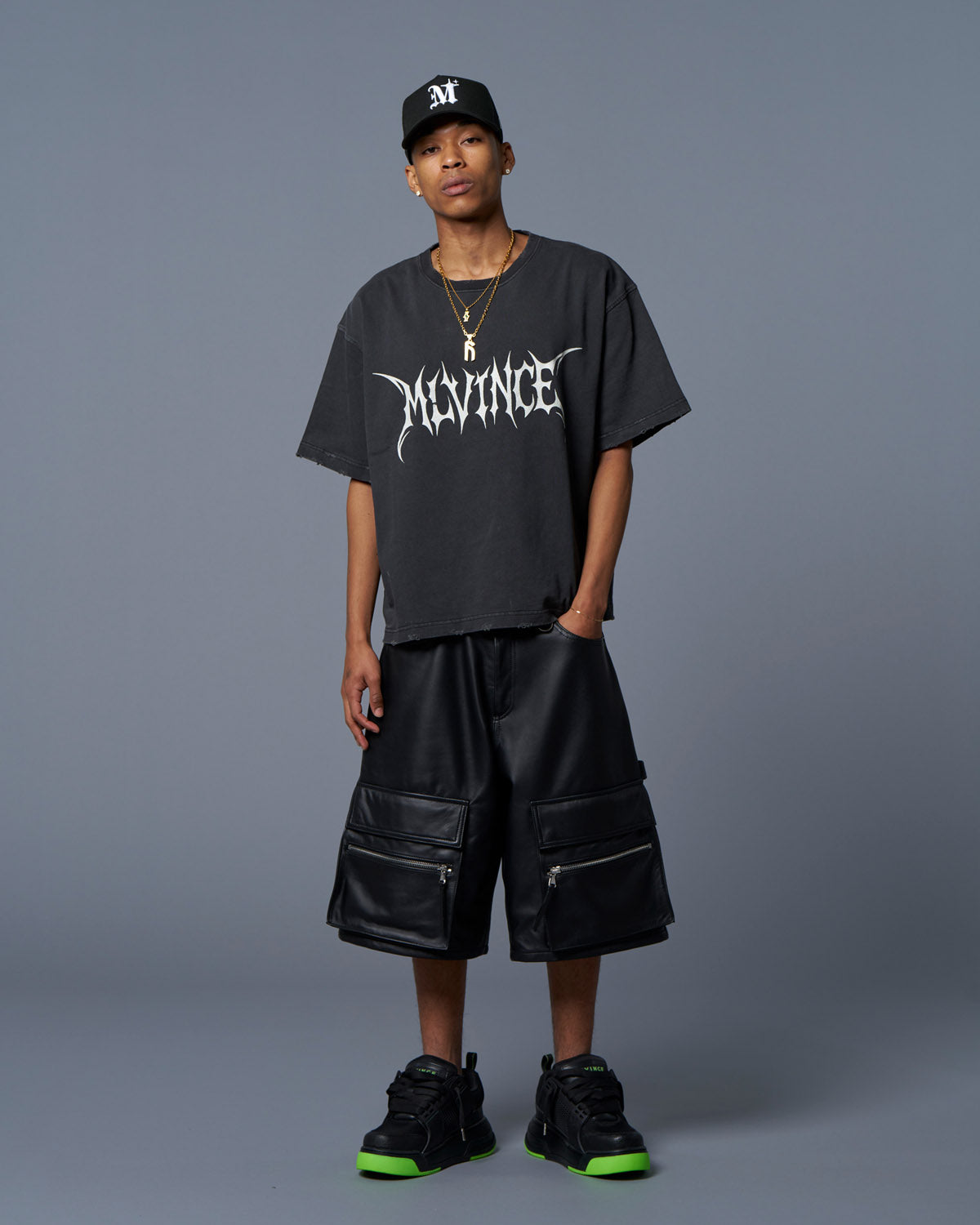 NOISE LOGO BIG TEE - WASHED BLACK