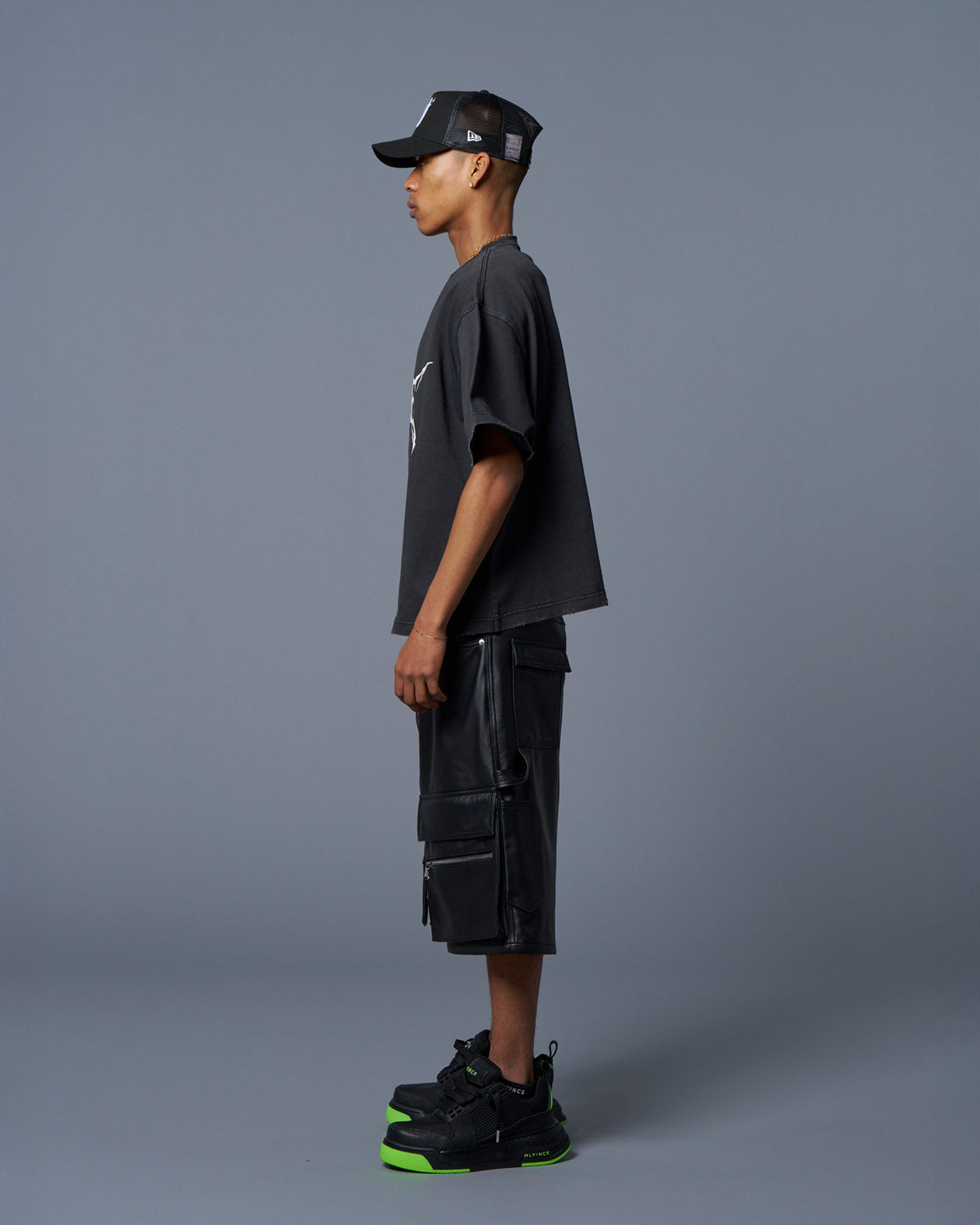 NOISE LOGO BIG TEE - WASHED BLACK