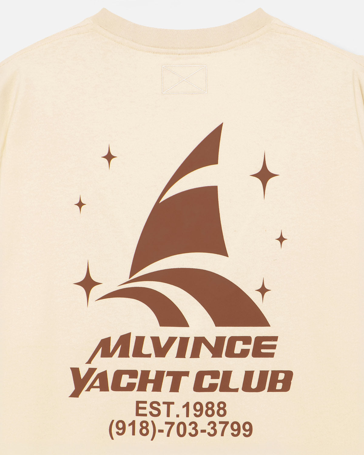 YACHT CLUB S/S TEE - BEIGE