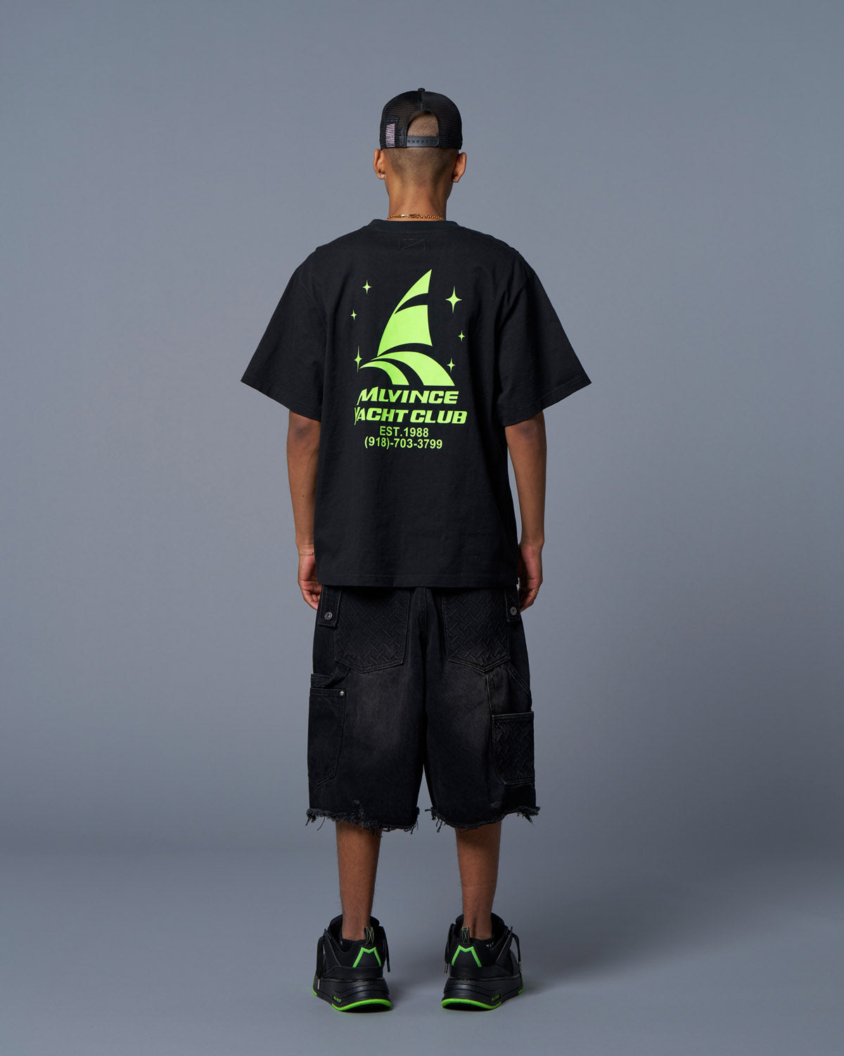 YACHT CLUB S/S TEE - BLACK