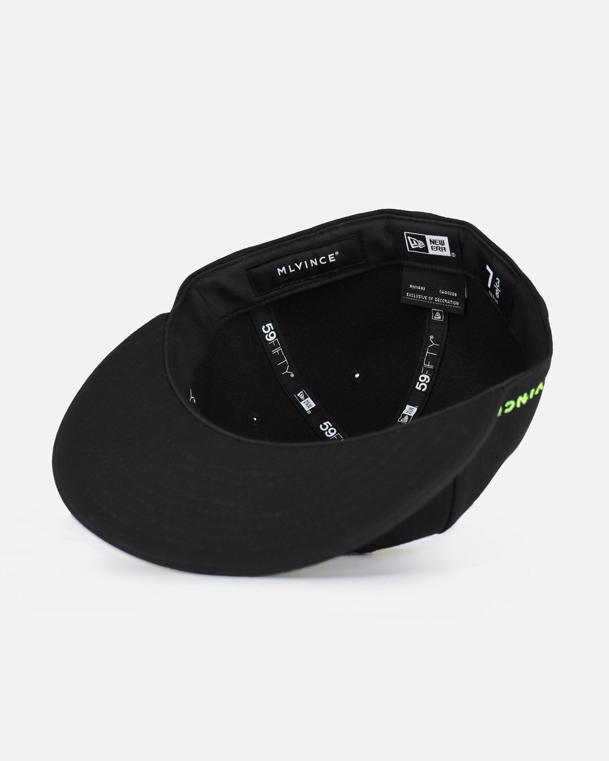 NEW ERA® 59FIFTY AUTHENTIC LOGO CAP - BLACK / LIME
