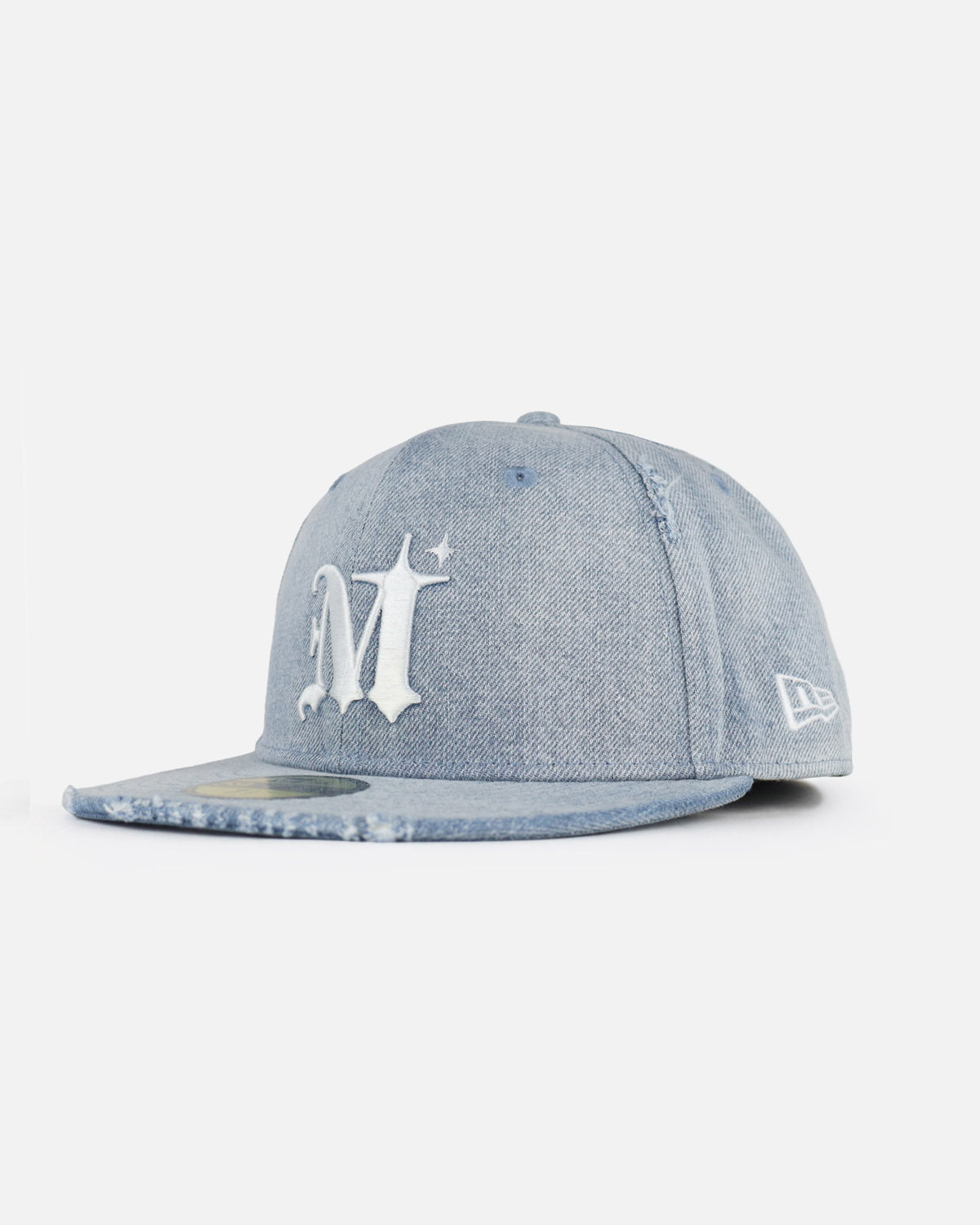 NEW ERA® 59FIFTY AUTHENTIC LOGO CAP - LIGHT INDIGO / WHITE