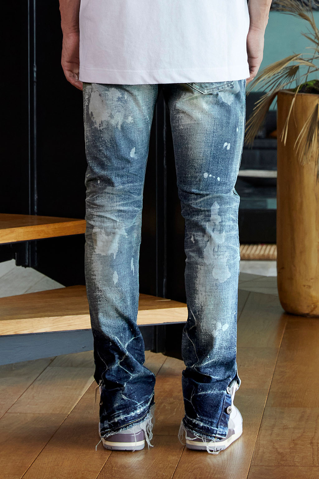 MLVINCE】【32】【TYPE-1 SLIM DAMAGE JEANS】 ust.md