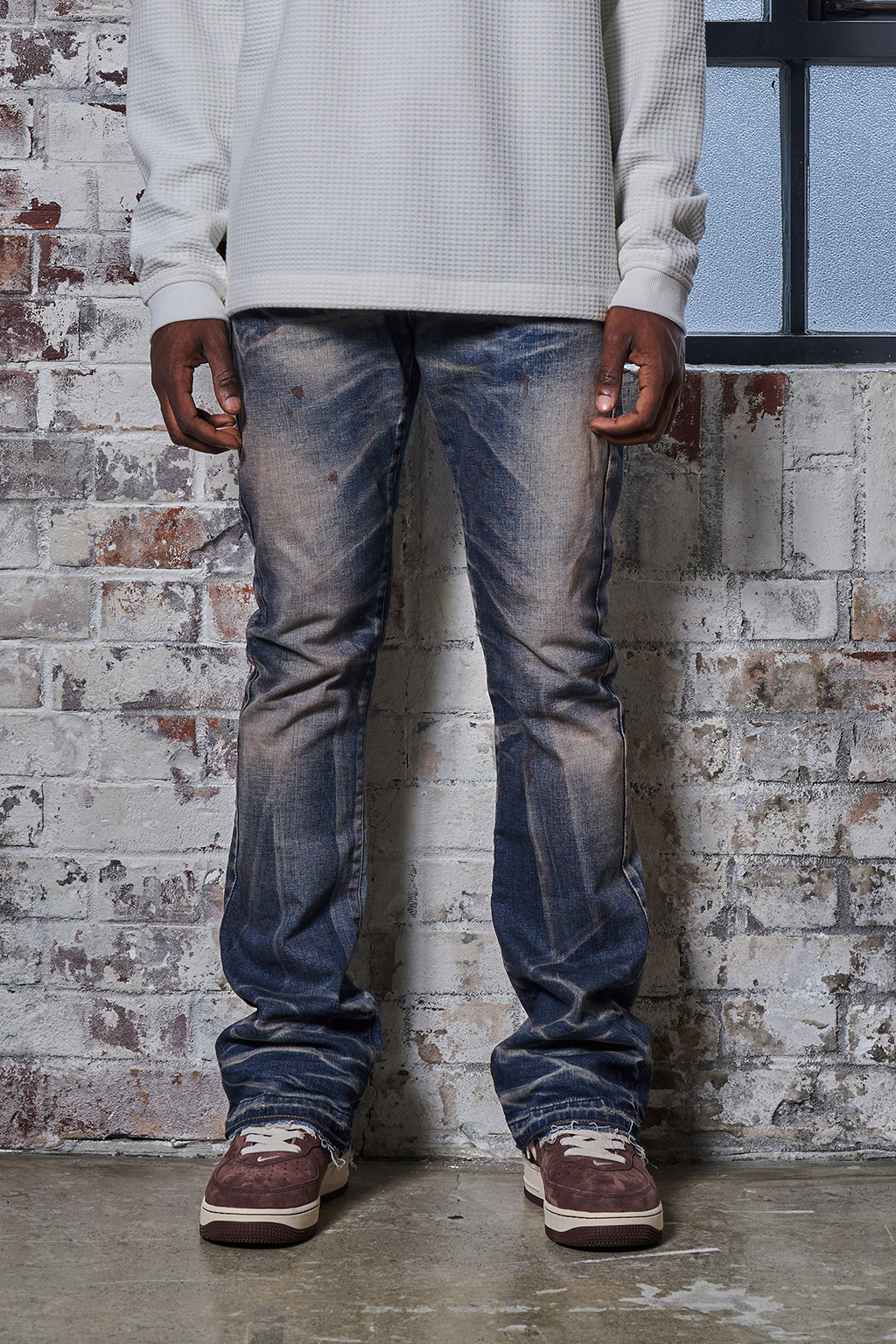 緑林シリーズ MLVINCE TYPE-2 FLARE SLIM JEANS | upengenhariaej.com.br