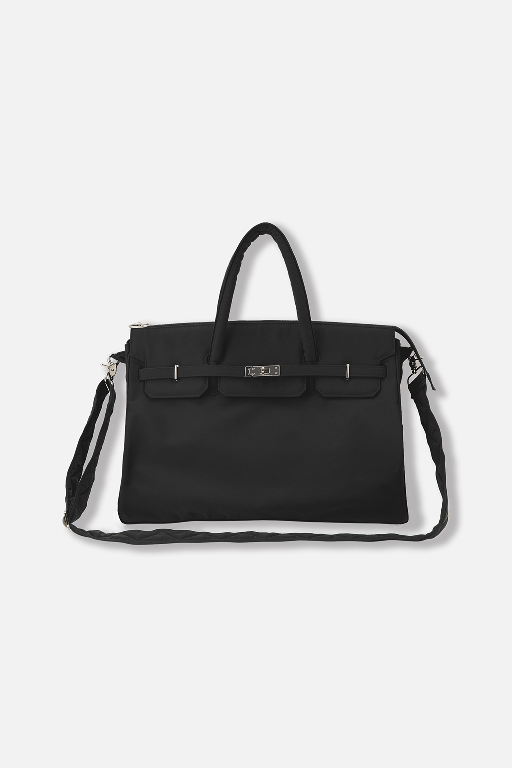 FLIGHT 2WAY SHOULDER BAG - BLACK