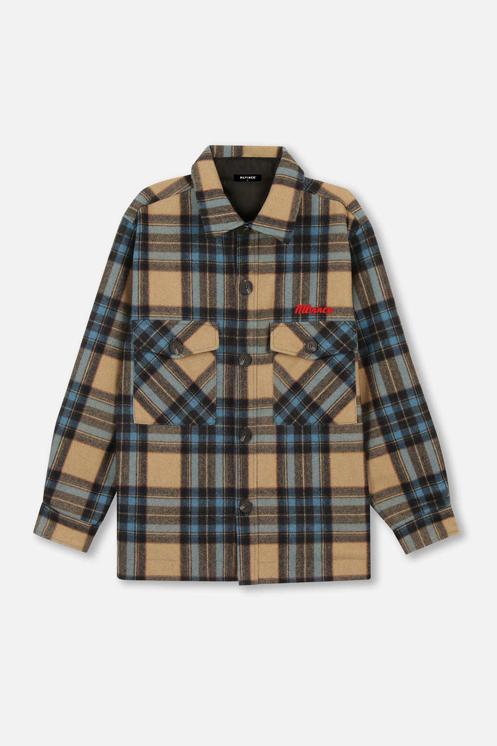 MLVINCE WOOL CHECK JACKET   YELLOW