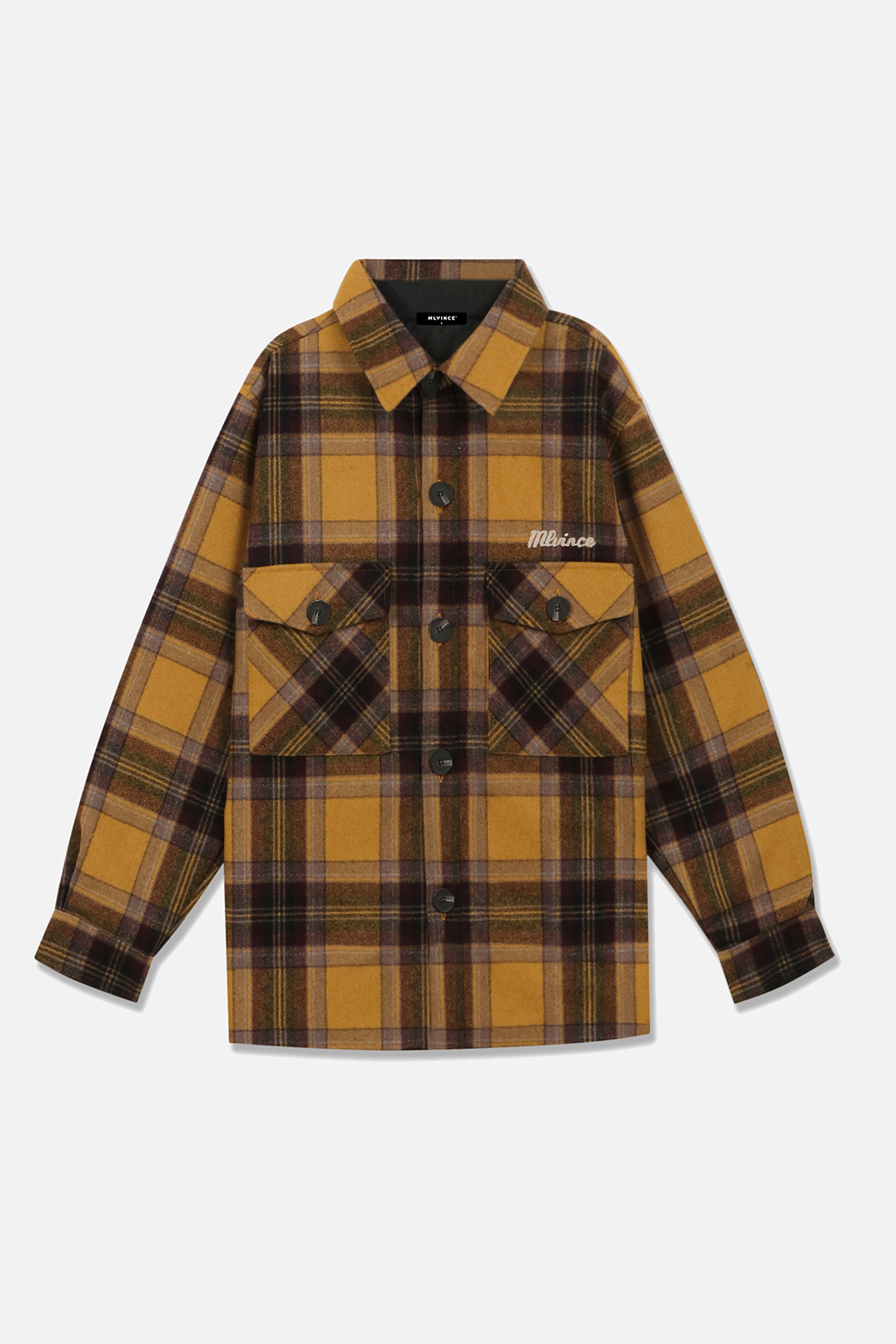 WOOL CHECK JACKET YELLOW MLVINCE