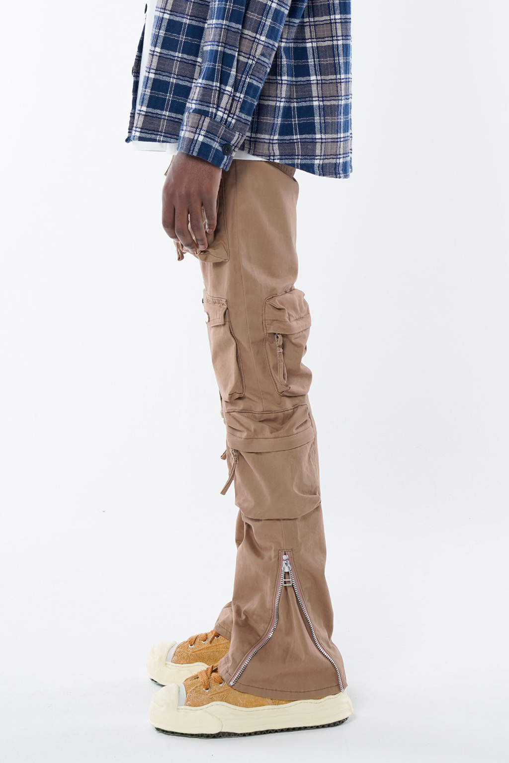 TYPE-2 SLIM CARGO PANTS - BEIGE