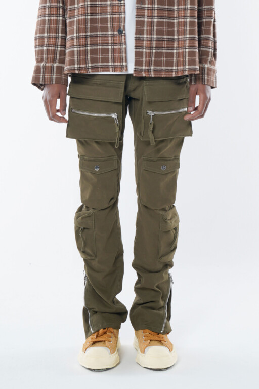 MLVINCE TYPE-2 SLIM CARGO PANTS-BEIGE 36-