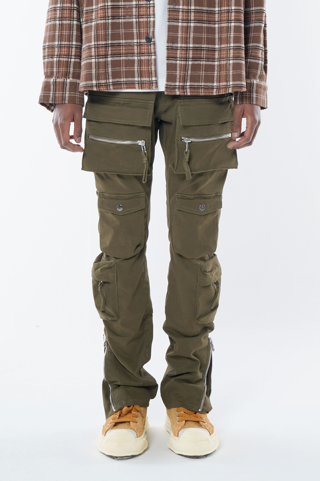 TYPE-2 SLIM CARGO PANTS OLIVE MLVINCE