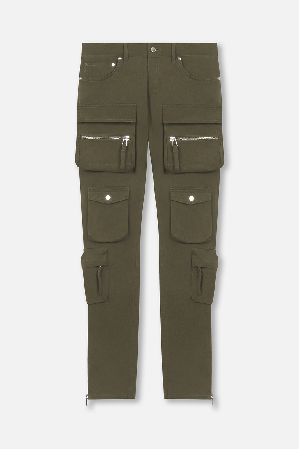 MLVINCE TYPE-2 SLIM CARGO PANTS-OLIVE 32 | www.innoveering.net