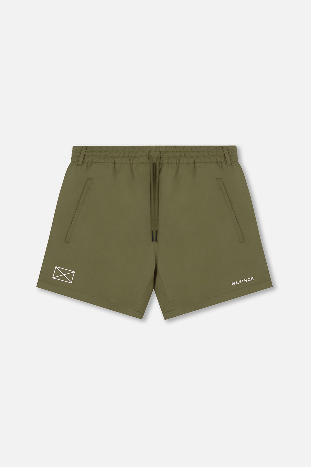 数量は多 MLVINCE LIMONTA CLASSIC LOGO SHORTS カーキ ショートパンツ