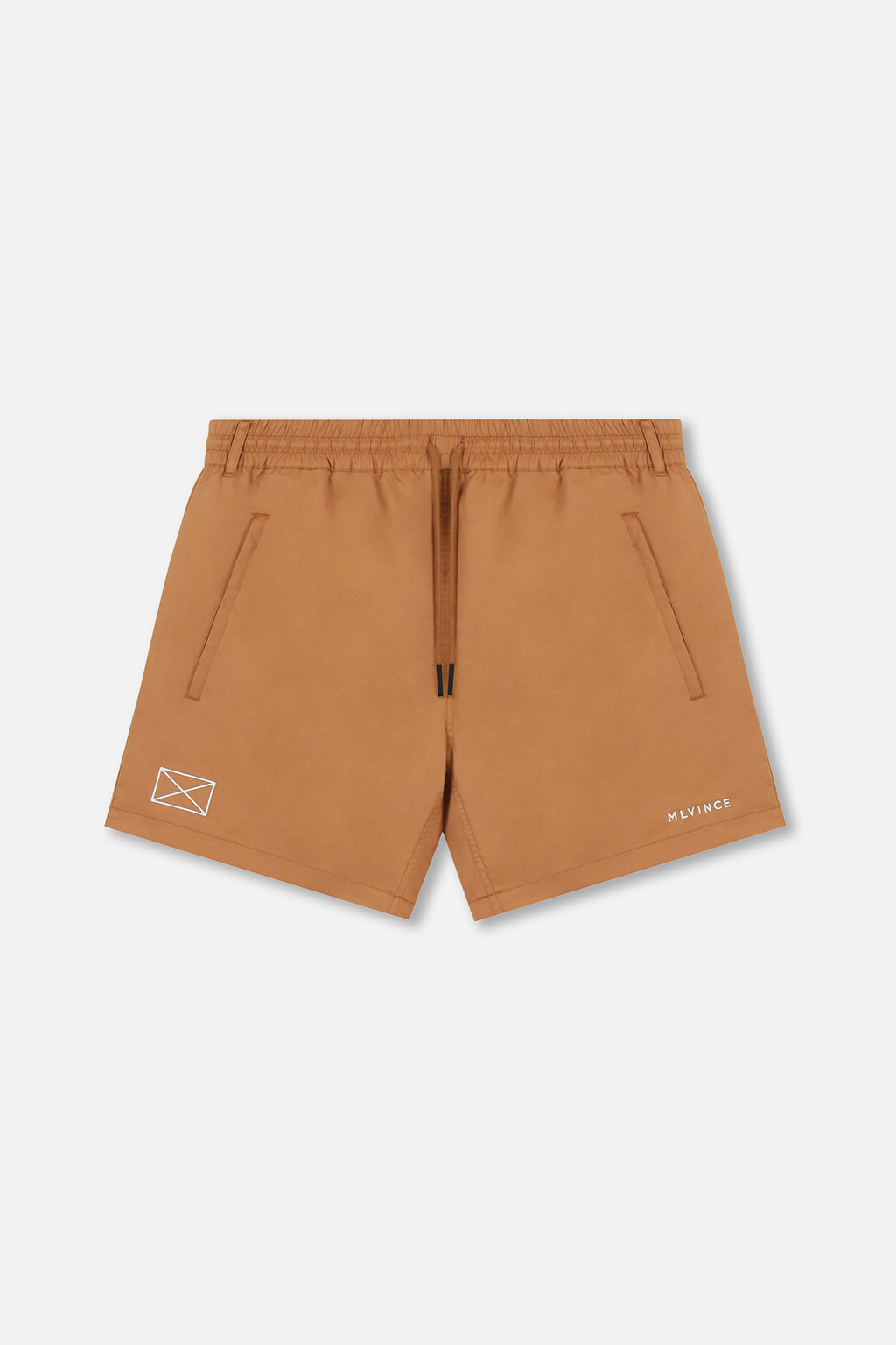 LIMONTA CLASSIC LOGO SHORTS - BROWN