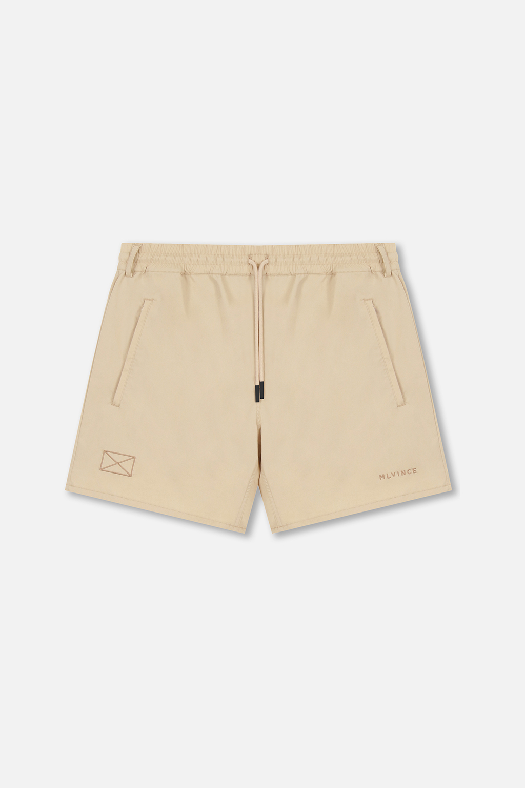 LIMONTA CLASSIC LOGO SHORTS - BEIGE