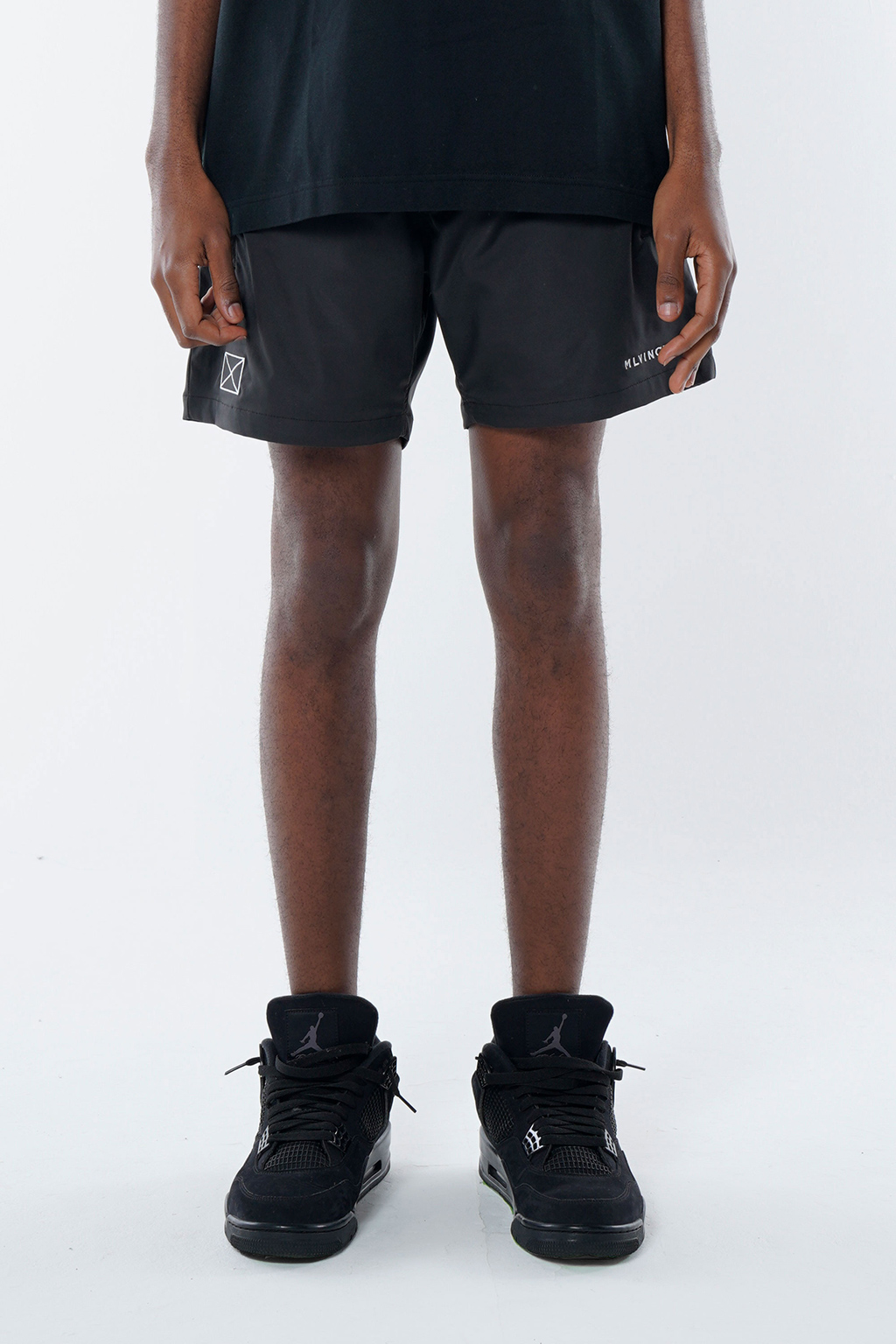 LIMONTA CLASSIC LOGO SHORTS - BLACK