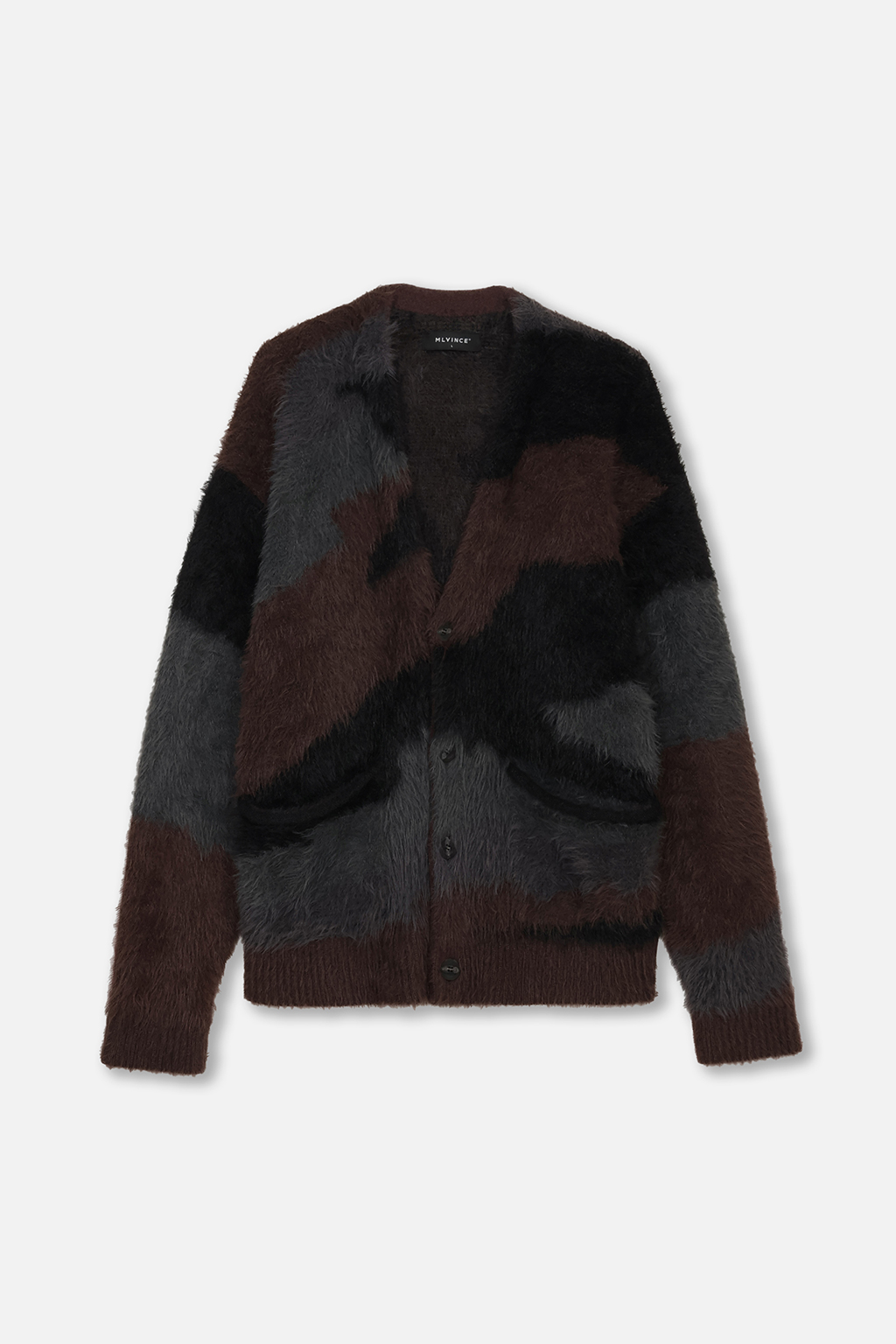 CAMO CARDIGAN - BLACK CAMO - MLVINCE