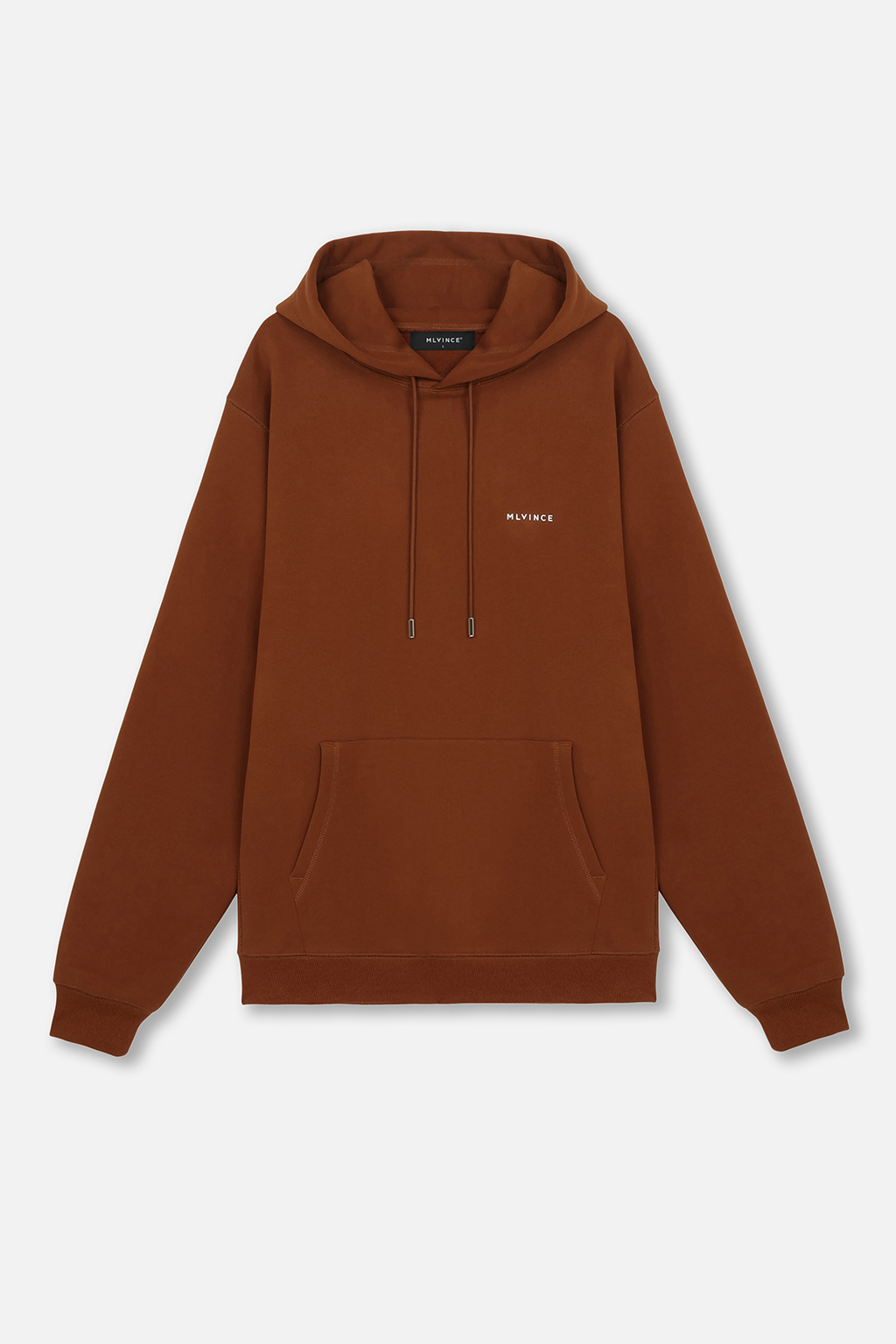 HEAVY WEIGHT CLASSIC LOGO HOODY - BROWN - MLVINCE