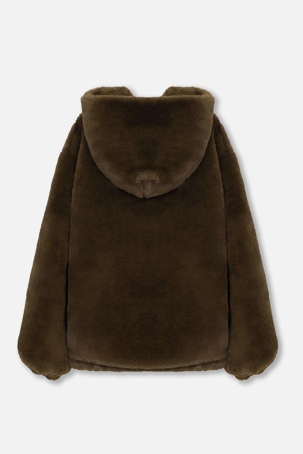 FAUX FUR JACKET - OLIVE - MLVINCE