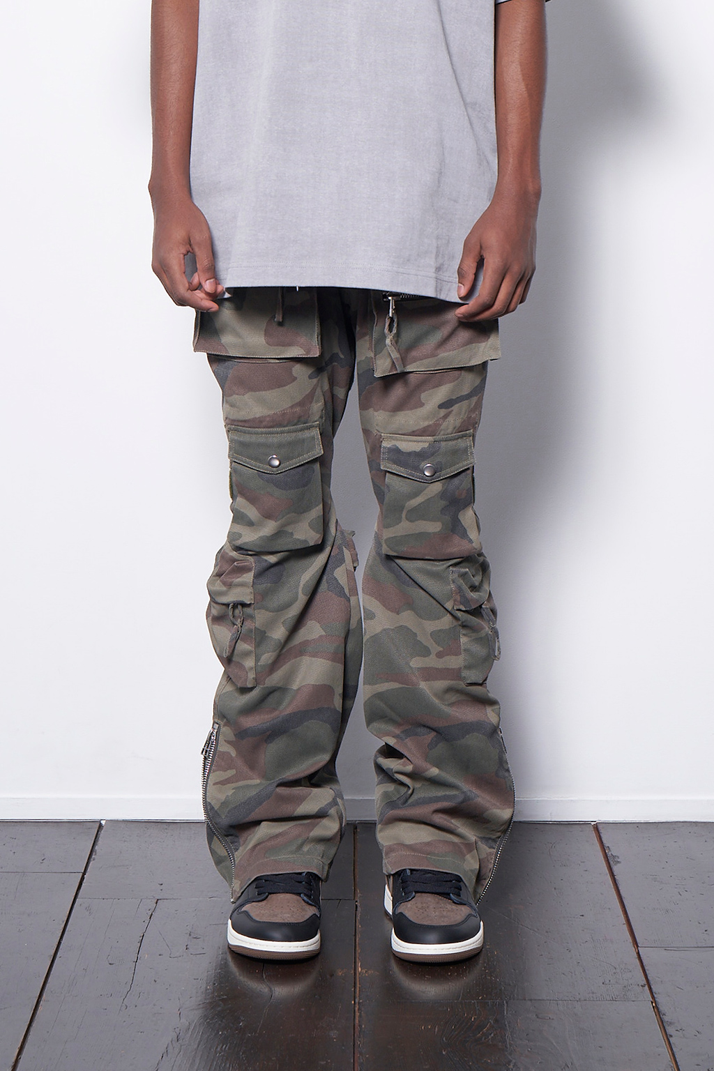 MERCENARY TACTICAL CARGO PANTS - WOODLAND - MLVINCE