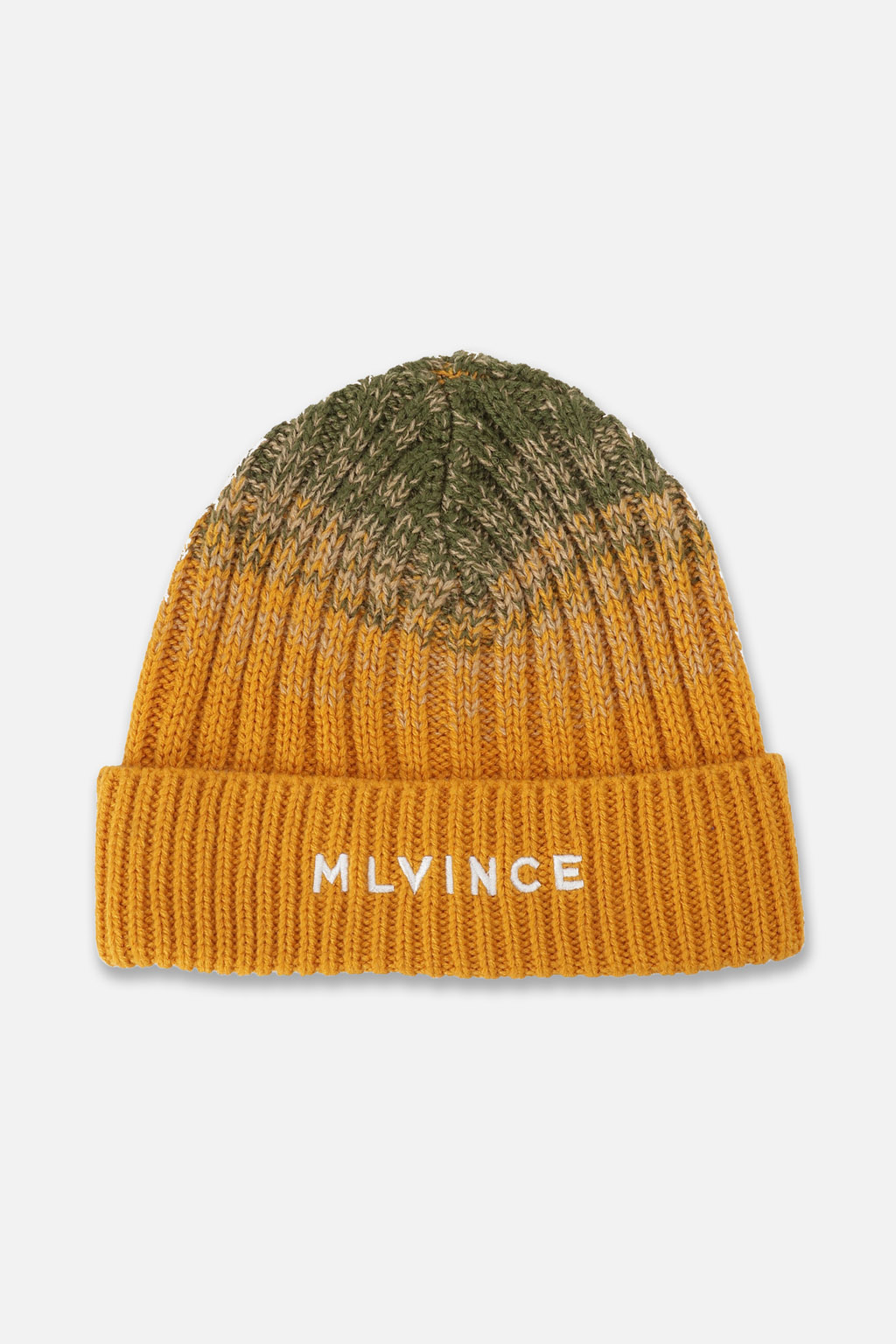 CLASSIC LOGO RIBBED BEANIE - YELLOW - MLVINCE