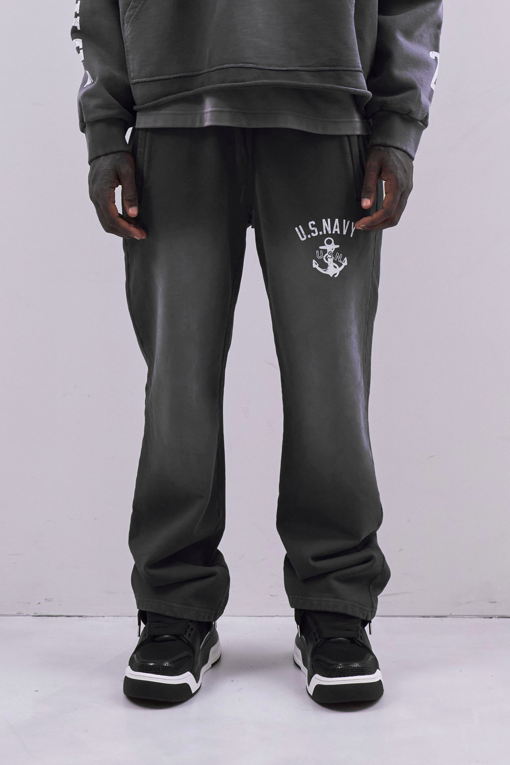 NAVY SWEAT PANTS - CHARCOAL - MLVINCE